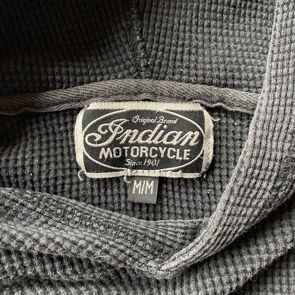 Indian Motorcycles  Long Sleeve Waffle Shirt - Picture 3 of 6